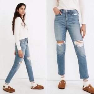 Madewell The Perfect Vintage Distressed Jeans